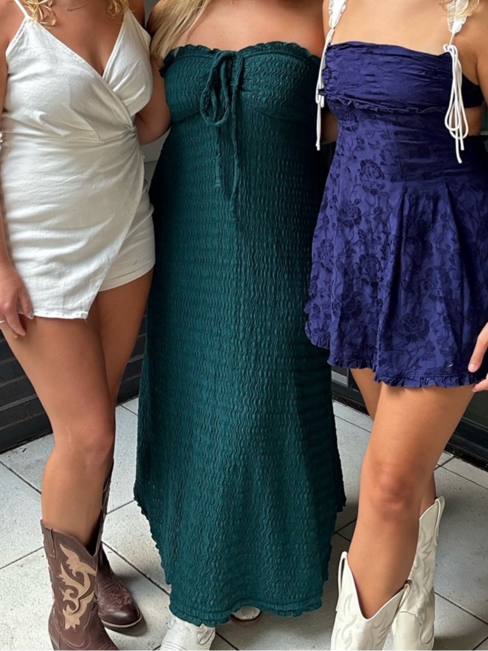 Free People - Amelia midi in Deep Teal - Picture 3 of 4